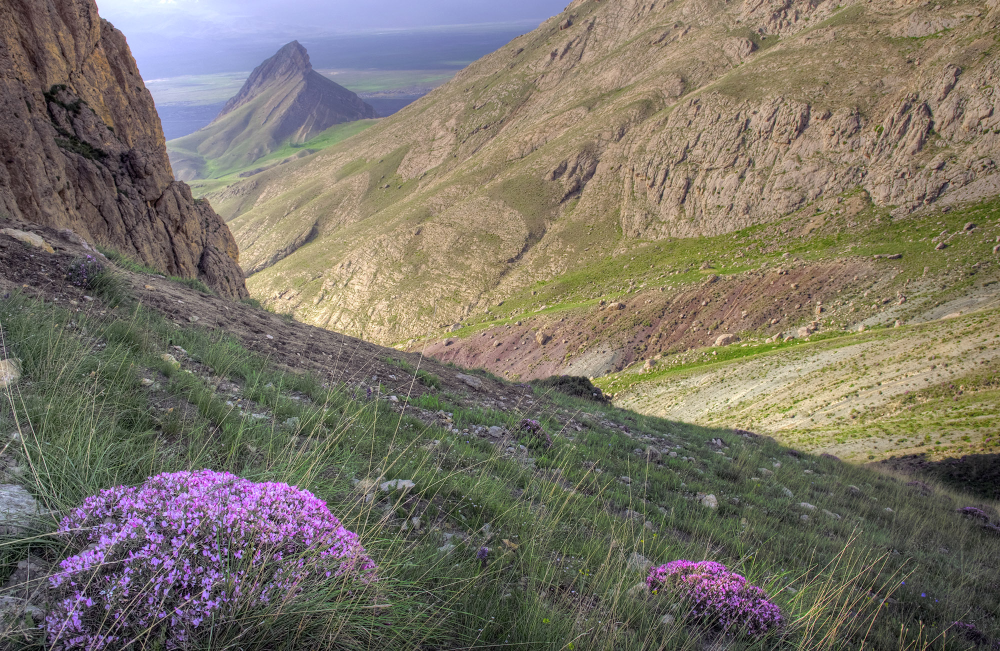 Mountain rock steppe in Ishak Pasha environs